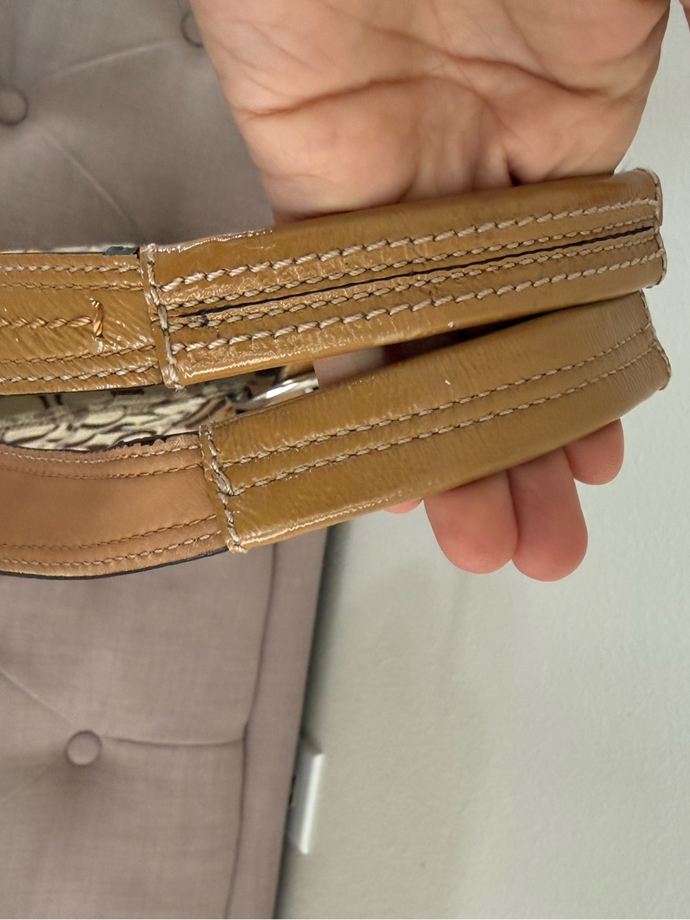 Coach Vintage Signature Soho Tan/Beige - Picture 9 of 10